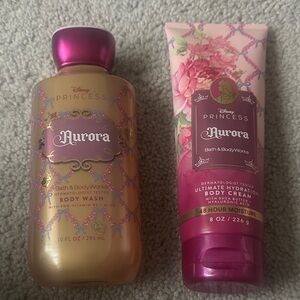 New Aurora Bath & Body Works Set - Gold and Pink